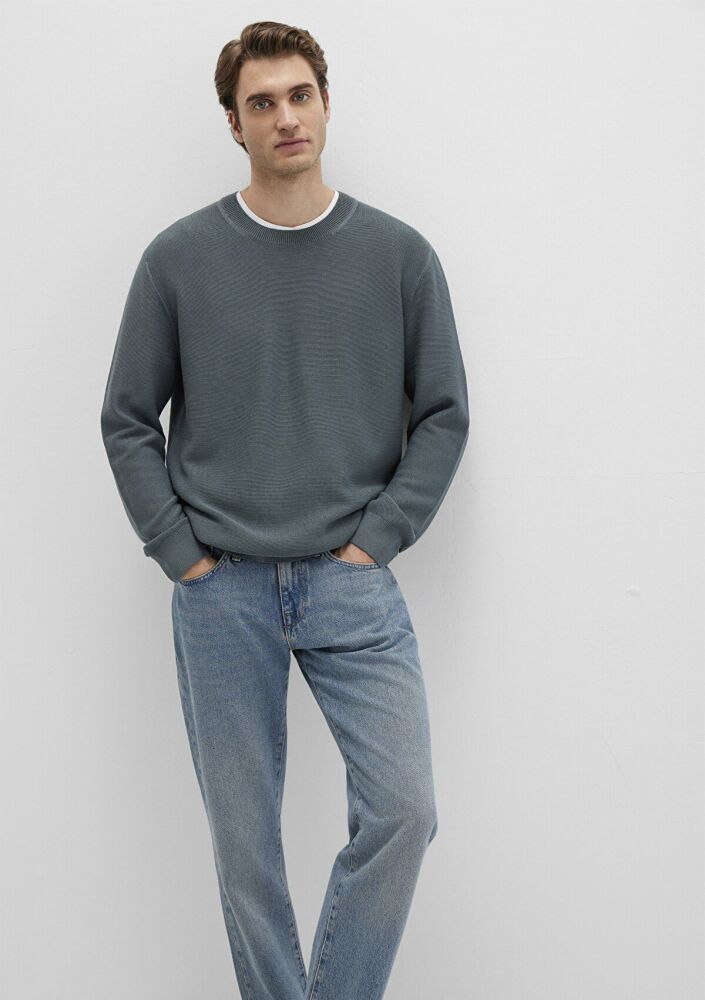 Mavi Gri Erkek Kazak 0710197-80889