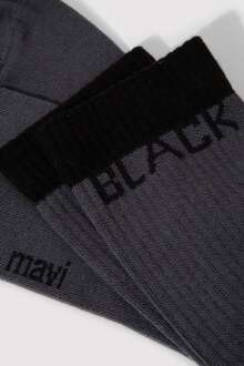 Mavi Gri Erkek Soket Çorap 0911579-33202 - Mavi (1)