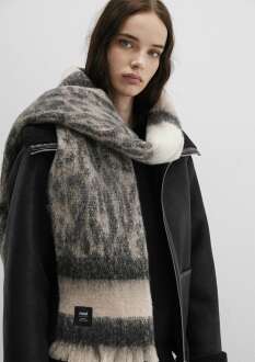 Mavi Gri Kadın Atkı 1913604-24674 - Mavi