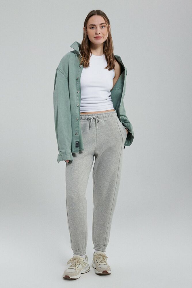 Mavi Gri Melanj Kadın Eşofman Altı 1600430-32175