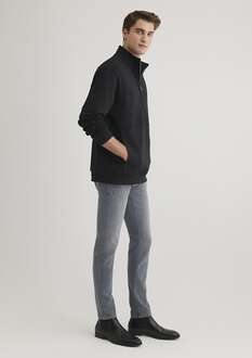 Mavi Half Zıp Siyah Erkek Sweat 0S10331-900 - 2