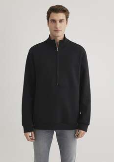 Mavi Half Zıp Siyah Erkek Sweat 0S10331-900 - 4