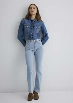 Mavi Harmony Mid Vintage Classic Denim Kadın Jean Ceket 1110639-89575 - 1