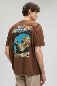 Mavi High Canyon Kahve Erkek Tişört 0612092-70241 - Mavi (1)