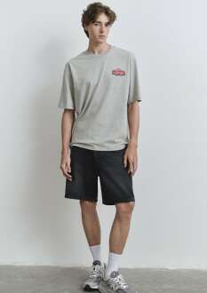 Mavi Houston Street Antrasit Denim Erkek Jean Şort 0410672-89813 - 1