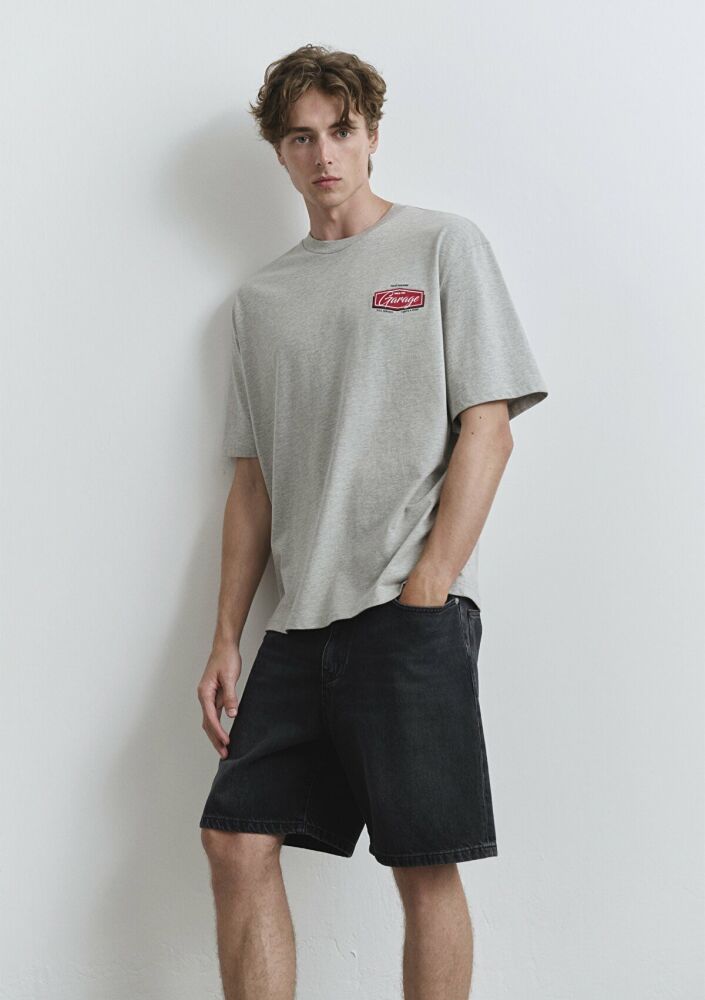 Mavi Houston Street Antrasit Denim Erkek Jean Şort 0410672-89813 - 2