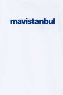 Mavi İstanbul Baskılı Beyaz Çocuk Tişört 6610201-620 - 5