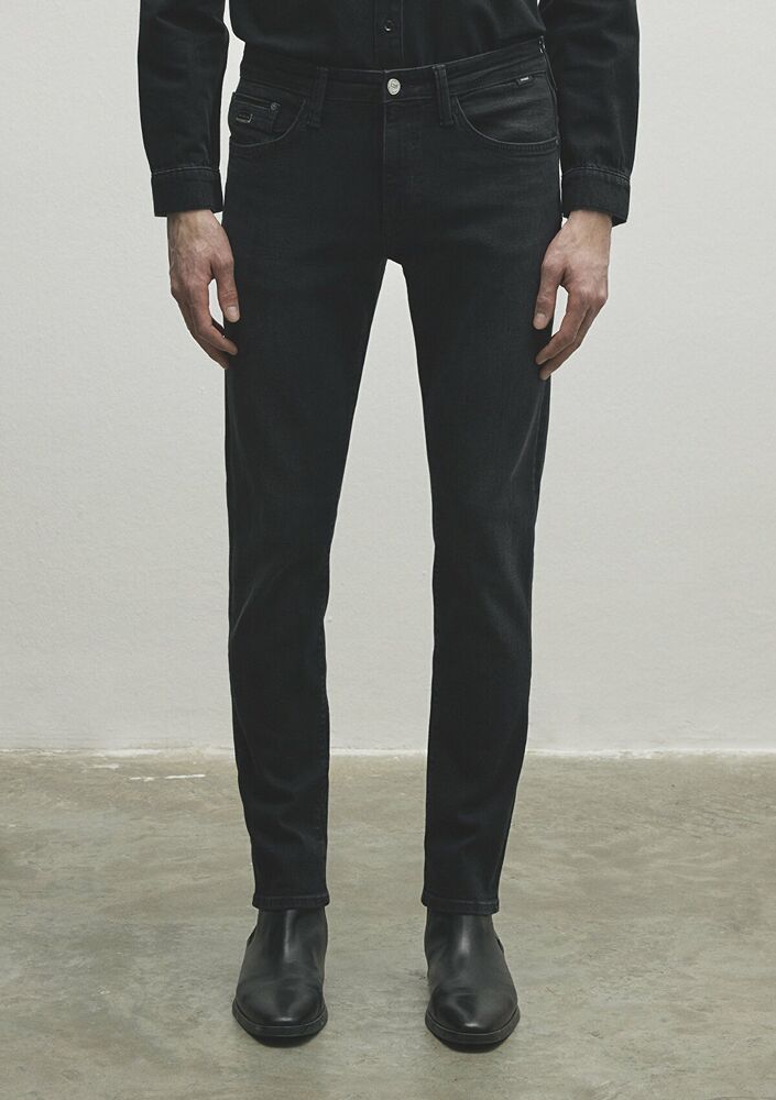 Mavi Jake Deep Smoke Lux Black Erkek Jean Pantolon 0042286544 - 4