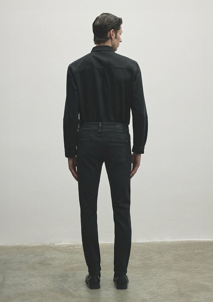 Mavi Jake Deep Smoke Lux Black Erkek Jean Pantolon 0042286544 - 5