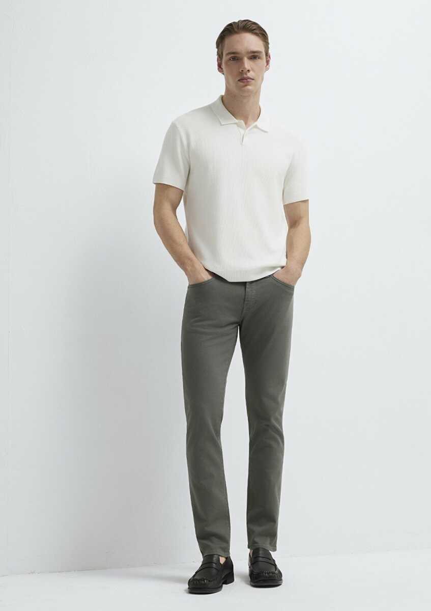 Mavi Jake Yeşil Gabardin Skinny Erkek  Pantolon 00422A2940
