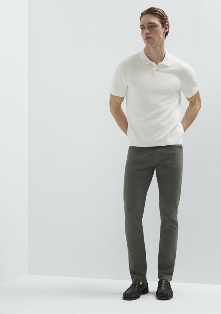 Mavi Jake Yeşil Gabardin Skinny Erkek  Pantolon 00422A2940 (1)