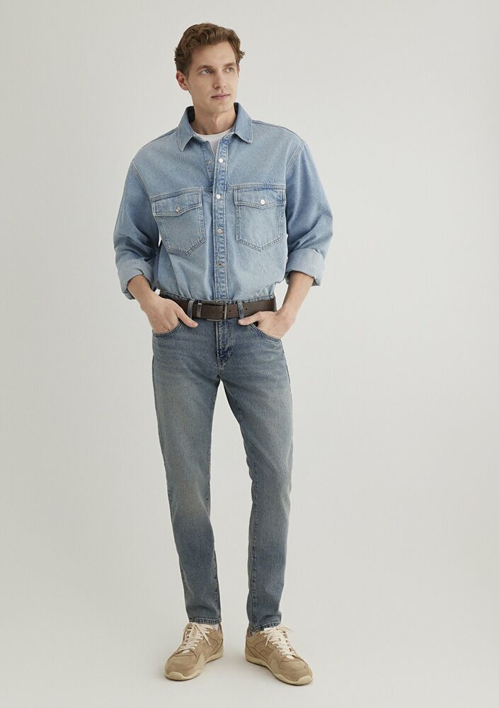 Mavi James Foggy Indigo Classic Denim Erkek Jean Pantolon 0042489278 - 1