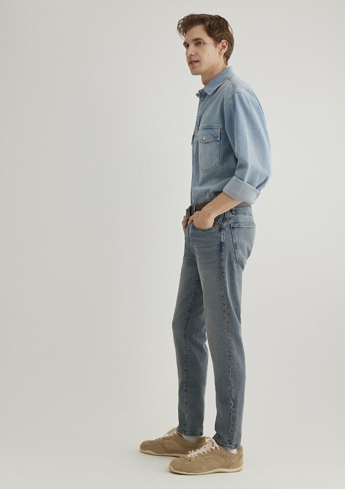 Mavi James Foggy Indigo Classic Denim Erkek Jean Pantolon 0042489278 - 3