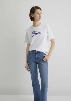 Mavi Jeans Baskılı Beyaz Kadın Tişört 1612421-620 - 3