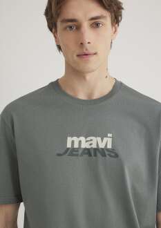 Mavi Jeans Soluk Yeşil Erkek Tişört 0612355-71577 - Mavi (1)