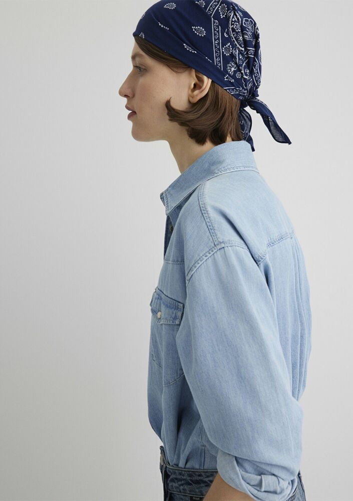 Mavi Kadın Bandana 1911810-70491