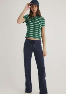 Mavi Kadın Polo Yaka Kadın Tişört 1613505-82759 - Mavi (1)