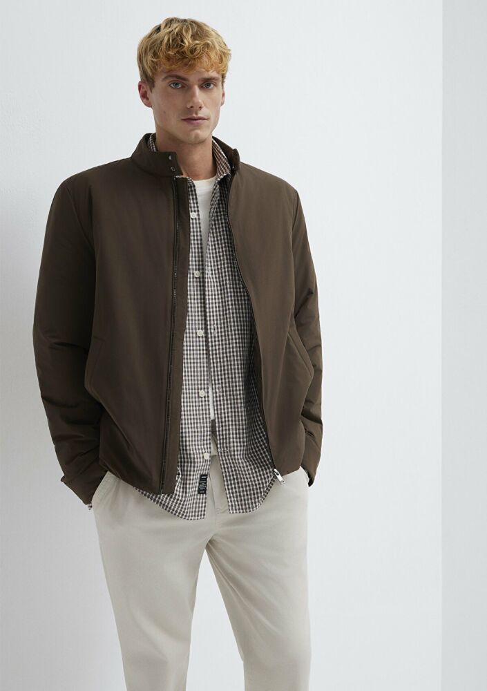 Mavi Kahverengi Bomber Regular Fit Erkek Ceket 0110761-71541 - 2