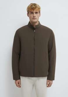 Mavi Kahverengi Bomber Regular Fit Erkek Ceket 0110761-71541 - 3