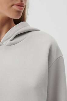 Mavi Kapişonlu Açık Gri Kadın Sweat 167299-70074 - 5