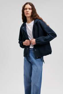 Mavi Kapişonlu Blue Berry Kadın Ceket 110775-82906 - Mavi (1)