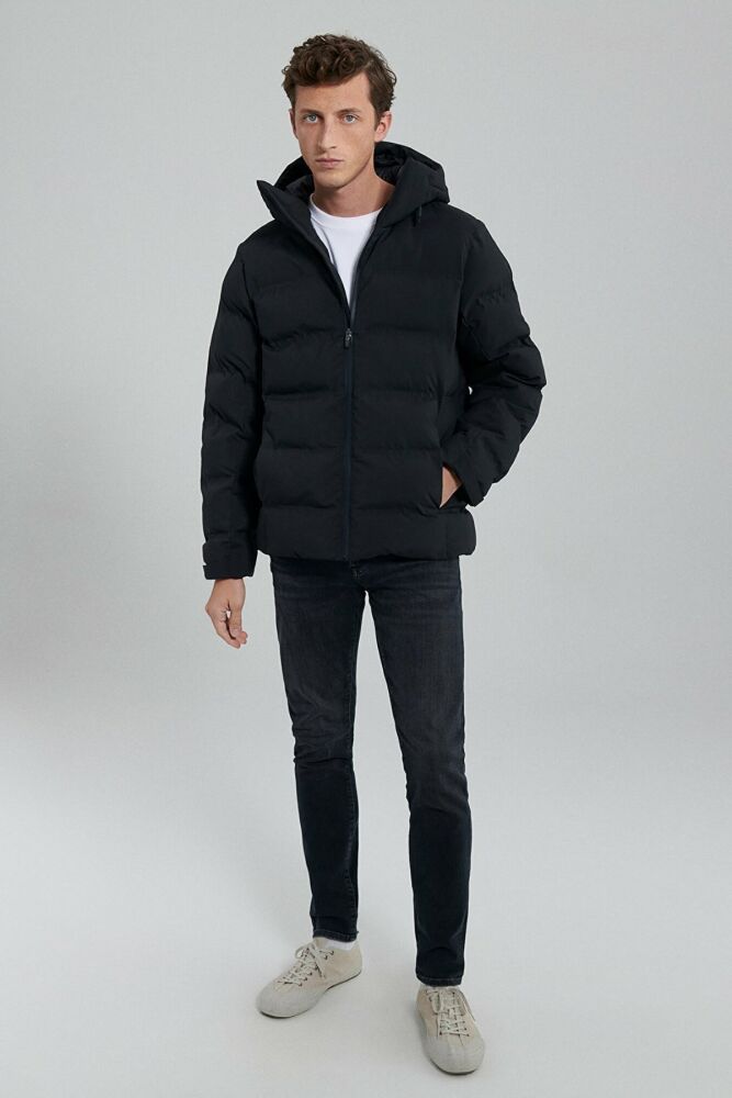Mavi Kapişonlu Jet Black Erkek Ceket 0110313-71379