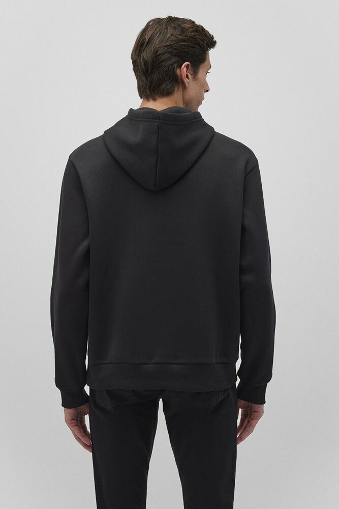 Mavi Kapişonlu Siyah Erkek Sweat 0S10275-900 - 4