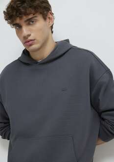 Mavi Kapüşonlu Antrasit Boxy Fit Erkek Sweatshirt 0S10416-80955 - 1