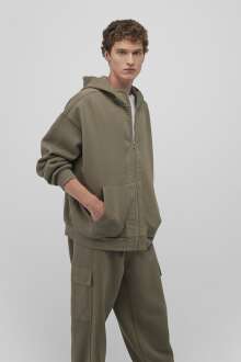 Mavi Kapüşonlu Erkek Sweat 0S10261-85485 - Mavi (1)