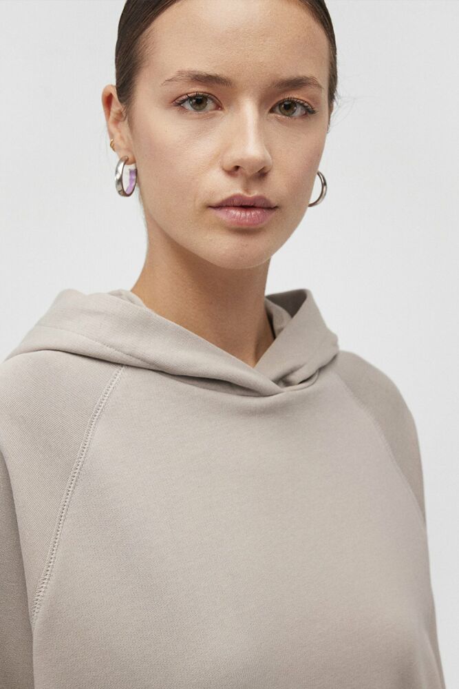 Mavi Kapuşonlu Kadın Sweat 1S10210-86585 - 5
