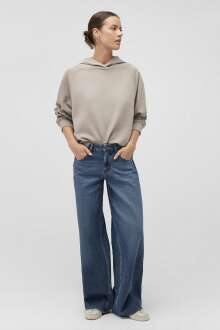 Mavi Kapuşonlu Kadın Sweat 1S10210-86585 - Mavi (1)