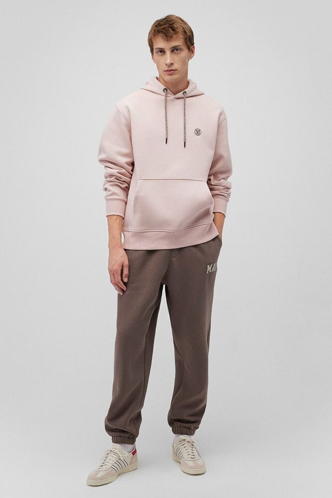 Mavi Kapüşonlu Toz Gül Pembe Erkek Sweat 065809-71150 - 2