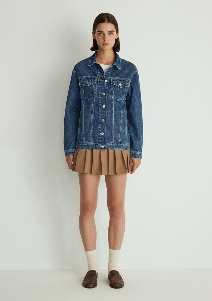 Mavi Karla Dark Gold Ico Kadın Jean Ceket 110154-30105 - 2