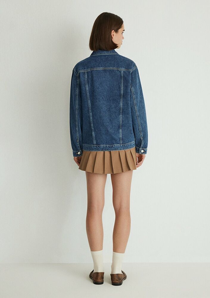 Mavi Karla Dark Gold Ico Kadın Jean Ceket 110154-30105 - 4