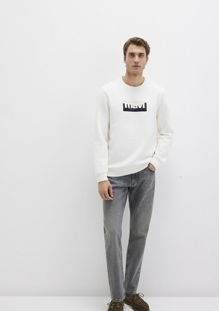 Mavi Kırık Beyaz Erkek Sweat 1912839-900 (1)