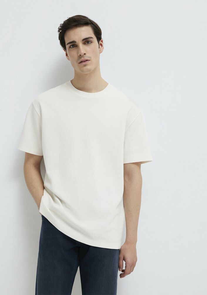 Mavi Kırık Beyaz Erkek Tişört 0612731-70057 (1)