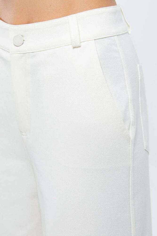 Mavi Kırık Beyaz Kadın Örme Pantolon 1010417-70057 - 5