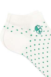 Mavi Kırık Beyaz Kadın Patik Çorap 1911869-81964 - Mavi (1)