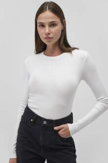 Mavi Kırık Beyaz Kadın Sweat 1612822-70057 - Mavi (1)