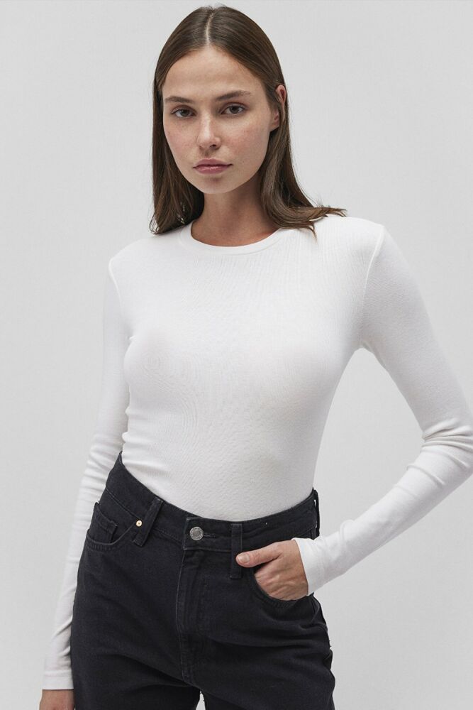 Mavi Kırık Beyaz Kadın Sweat 1612822-70057 (1)