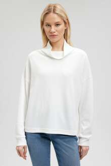 Mavi Kırık Beyaz Şal Yaka Kadın Sweat 1611224-70057 - 3