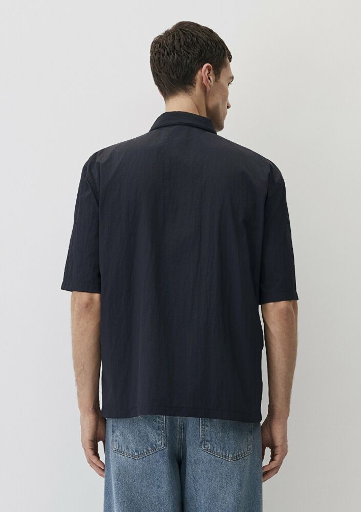 Mavi Kısa Kol Derin Lacivert Loose Fit Erkek Gömlek 0211486-70496 - 4
