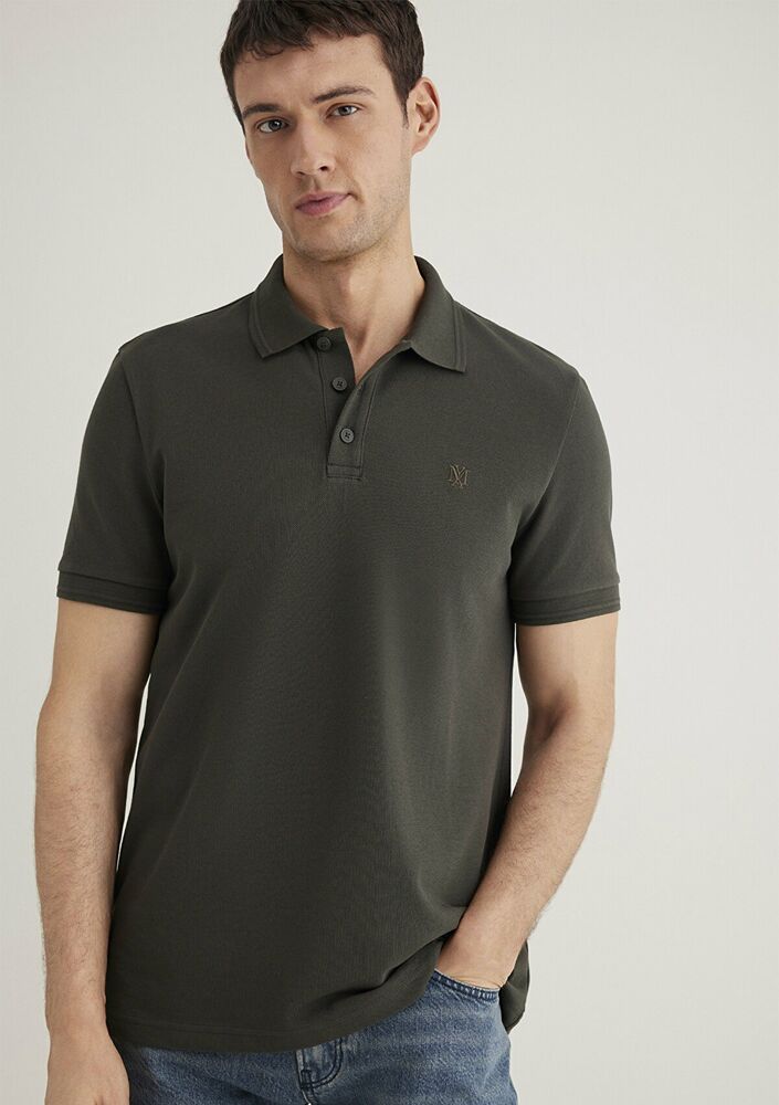 Mavi Kömür Polo Yaka Erkek Tişört 064946-71587 - 2