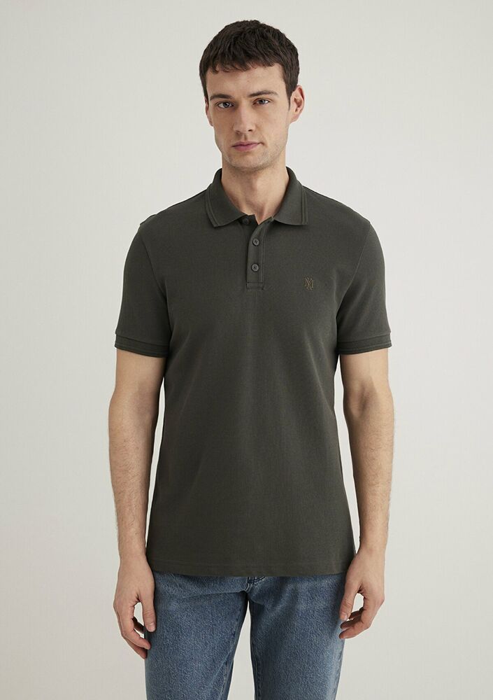 Mavi Kömür Polo Yaka Erkek Tişört 064946-71587 - 3