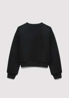 Mavi Köpek Baskılı Siyah Çocuk Sweat 7S10132-900 - 4