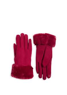 Mavi Koyu Şarap Kadın Eldiven 1911768-70394 - Mavi (1)