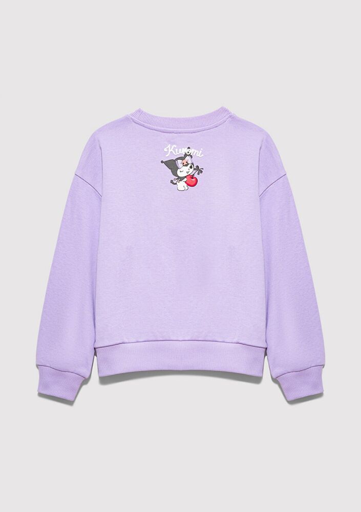 Mavi Kuromi Baskılı Mor Çocuk Sweat 7S10183-70519 (1)