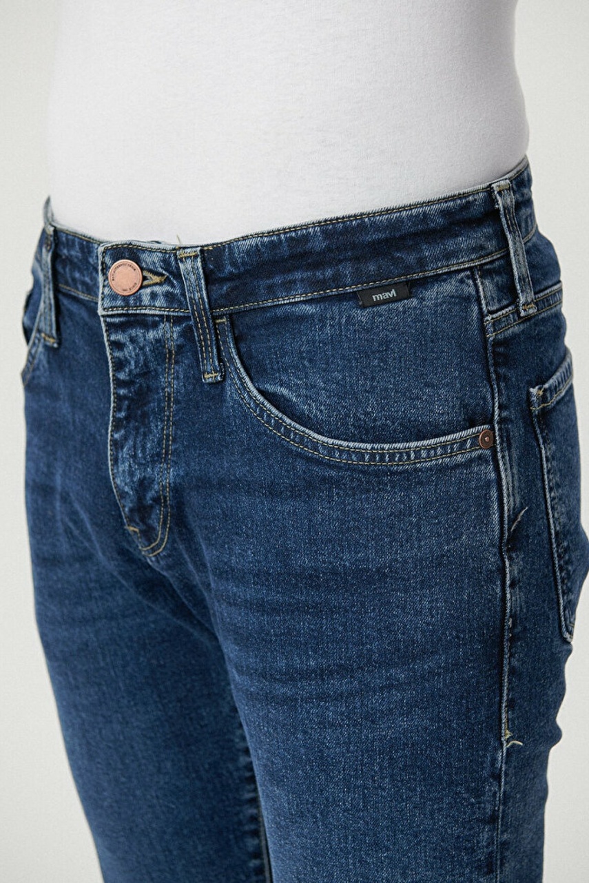 Mavi Kvnç Dark Vintage Mavi Black Erkek Jean Pantolon 001070-85196 - 5