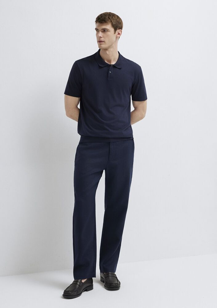 Mavi Lacivert Erkek Keten Pantolon 0010595-86623 (1)