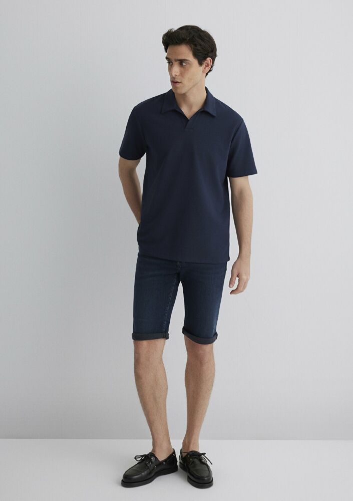 Mavi Lacivert Polo Erkek Tişört 0612618-70490 - 2